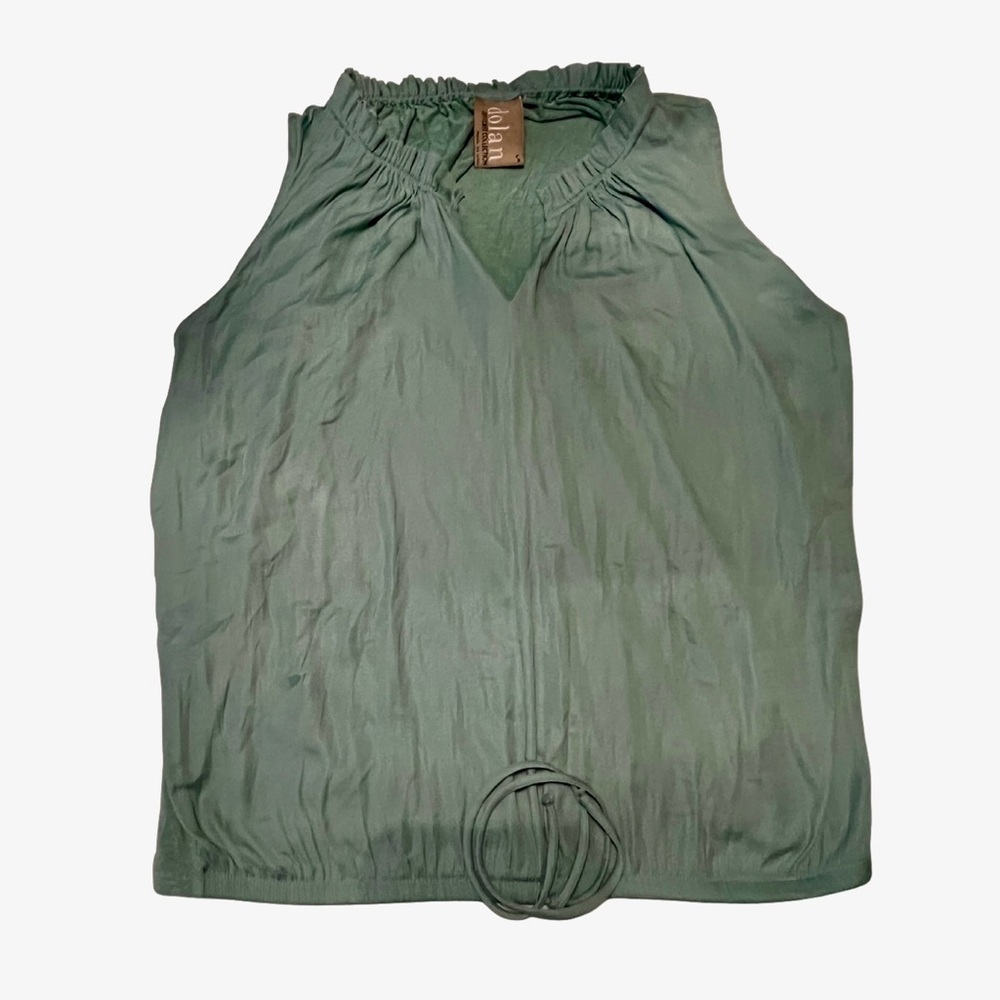 Dolan Sage Green Sleeveless Blouse